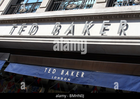Ein Ted Baker speichern auf Regent Street, London, England, U.K Stockfoto