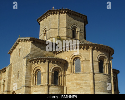 Romanische Kirche San Martin in Fromista. Tierra de Campos. Palencia. Spanien. JAKOBSWEG. Stockfoto