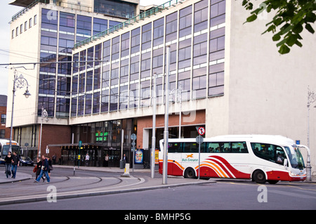 Busaras der Bundestrainer Bus Eireann service Firmensitz in der Stadt Stockfoto