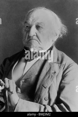 Foto-c1880s von William Ewart Gladstone (1809-1898) - eine liberale Partei Staatsmann, Premierminister des Vereinigten Königreichs viermal war. Stockfoto