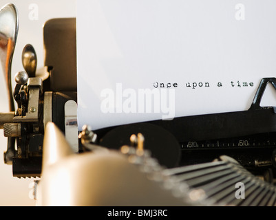Schreibmaschine Stockfoto