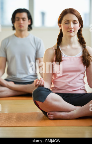 Yoga Klasse Stockfoto