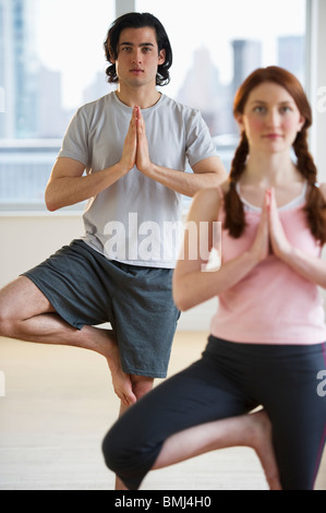 Yoga Klasse Stockfoto