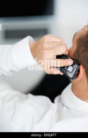 Geschäftsmann am Telefon sprechen Stockfoto