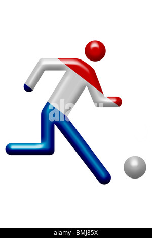 Niederlande-Piktogramm team Stockfoto