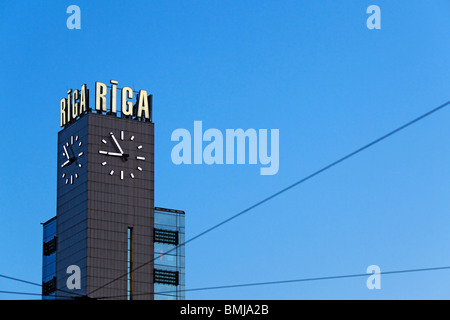 Der Hauptbahnhof von Riga, Riga, Lettland Stockfoto