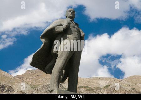 Statue von Lenin, Kommunismus. Khojand, Tadschikistan Stockfoto