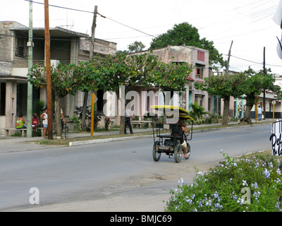 Eine Straße In Santa Clara Kuba Stockfoto