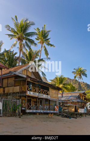 Beach front Geschäft in EL NIDO auf der Insel PALAWAN - Philippinen Stockfoto