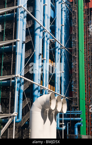 Centre Pompidou oder Centre Georges Pompidou Alias Beaubourg, Paris, Frankreich Stockfoto