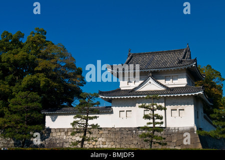 Das UNESCO-Weltkulturerbe - Nijo Burg ist ein Flachland Schloss befindet sich in Kyoto, Japan. Stockfoto