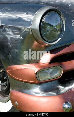 "Kustom Kulture 2010": Hot Rods, Kustoms, Kreuzer & Kunst auf dem Flugplatz in Bottrop-Kirchhellen, Deutschland. Stockfoto