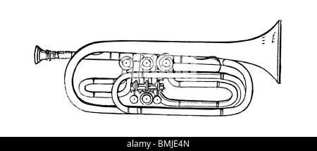 Schwarz / weiß-Gravur schneiden Sie isoliert auf weiss. Abbildung eines Kunst-Elements auf der großen Londoner Ausstellung 1851 ausgestellt. Stockfoto