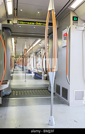 Metro Brüssel Zug, Brüssel, Belgien Stockfoto