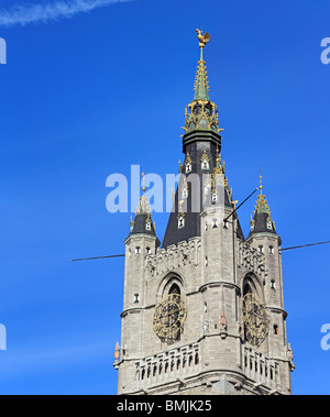 Glockenturm, Gent, Belgien Stockfoto