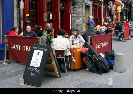 Letzten Tropfen Sie Pub, Grassmarket, Edinburgh, Schottland Stockfoto