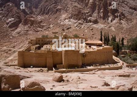 Kloster der Heiligen Katharina am Berg Sinai, Süd-Sinai, Ägypten Stockfoto