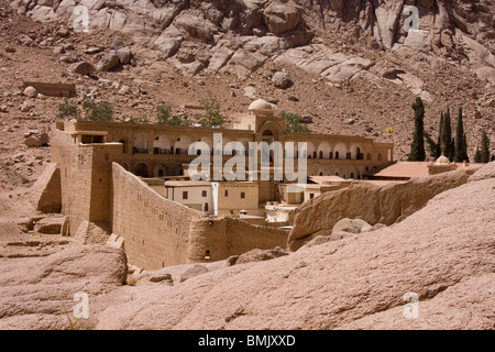 Kloster der Heiligen Katharina am Berg Sinai, Süd-Sinai, Ägypten Stockfoto