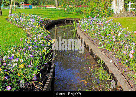 Blumengarten Keukenhof, in der Nähe von Lisse, Niederlande Stockfoto