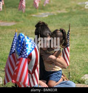 Memorial Day Dienste Ehren gefallene Veteranen des amerikanischen Militärs in Tucson, Arizona, USA. Stockfoto