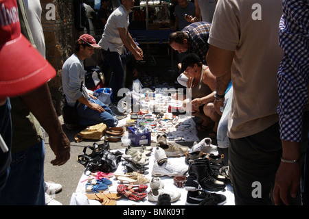 Porta Portese Markt in Trastevere Rom Italien Stockfoto