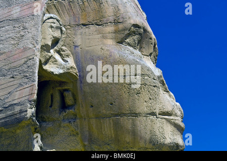 Porträt von die große Sphinx von Gizeh in Ägypten Stockfoto