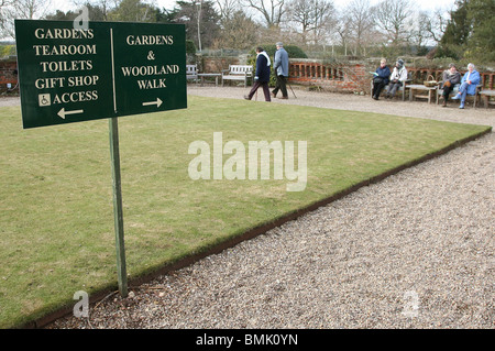 Hodsock Priory & Gärten Blyth in der Nähe von Worksop Nottinghamshire England GB UK 2010 Stockfoto