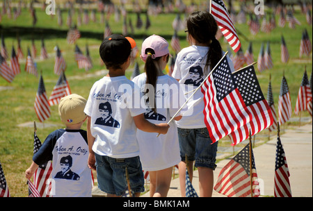 Memorial Day Dienste Ehren gefallene Veteranen des amerikanischen Militärs in Tucson, Arizona, USA. Stockfoto