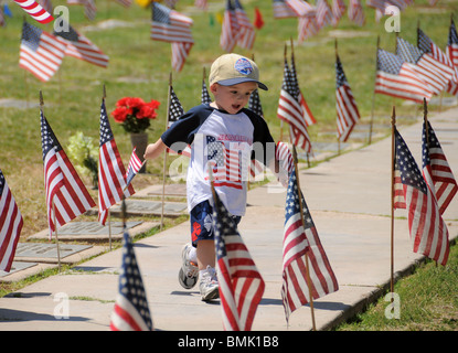 Memorial Day Dienste Ehren gefallene Veteranen des amerikanischen Militärs in Tucson, Arizona, USA. Stockfoto