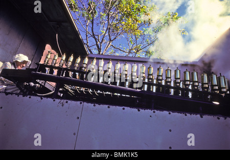 Landis Valley Farm Museum, Lancaster, PA.  historische Sammlung von frühen amerikanischen Artefakten Antiquitäten Landmaschinen Stockfoto