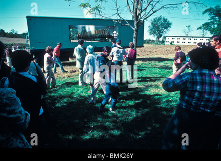 Landis Valley Farm Museum, Lancaster, PA.  historische Sammlung von frühen amerikanischen Artefakten Antiquitäten Landmaschinen Stockfoto