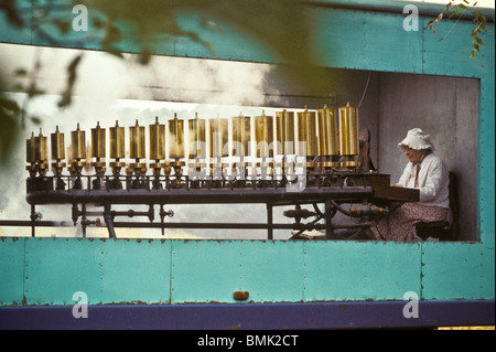 Landis Valley Farm Museum, Lancaster, PA.  historische Sammlung von frühen amerikanischen Artefakten Antiquitäten Landmaschinen Stockfoto