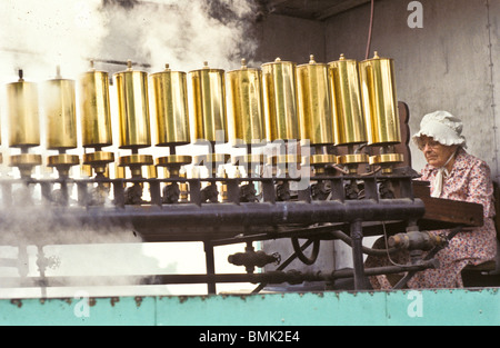 Landis Valley Farm Museum, Lancaster, PA.  historische Sammlung von frühen amerikanischen Artefakten Antiquitäten Landmaschinen Stockfoto