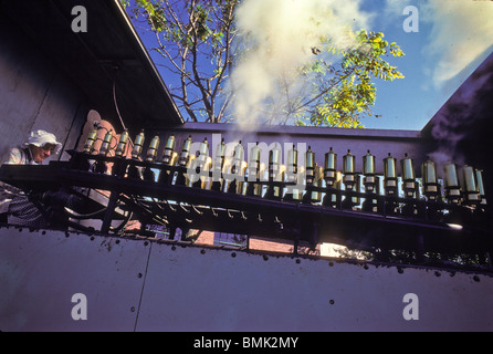 Landis Valley Farm Museum, Lancaster, PA.  historische Sammlung von frühen amerikanischen Artefakten Antiquitäten Landmaschinen Stockfoto
