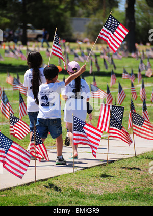 Memorial Day Dienste Ehren gefallene Veteranen des amerikanischen Militärs in Tucson, Arizona, USA. Stockfoto