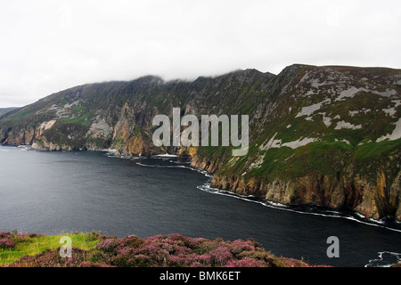 Die Slieve League Klippen auf der Nord West Küste von Irland in der Nähe von Killybegs Stockfoto