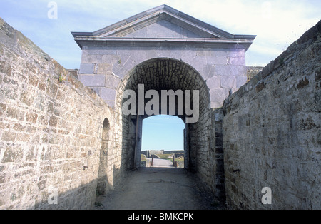 Charles Fort, Sommer Bucht, Kinsale, Irland. Sterne Fort 1677 Eire irischer militärische Festungen Stockfoto