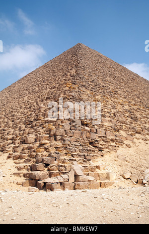 Snowflakes der Roten Pyramide in Dahshur Nekropole, Ägypten Stockfoto