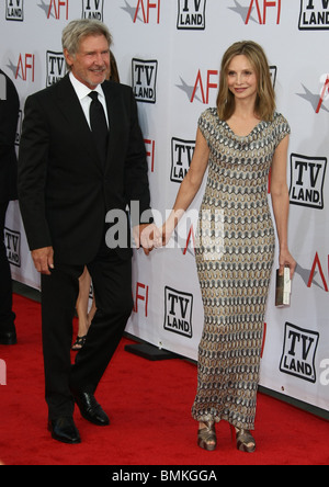 HARRISON FORD CALISTA FLOCKHART TV LAND PRÄSENTIERT DIE AFI LIFE ACHIEVEMENT AWARD EHRT MIKE NICHOLS CULVER CITY LOS ANGELES Stockfoto
