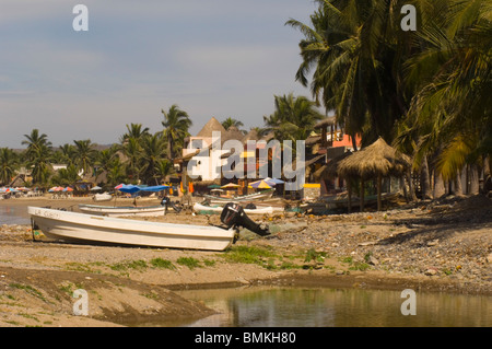 Strand La Manzanilla, Coasta Alegre, Mexiko Stockfoto