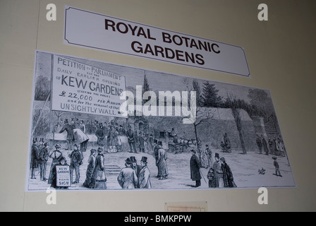 Kew Gärten Werbung Bild National Museum of Gardening, Trevarno Estate, Cornwall Stockfoto