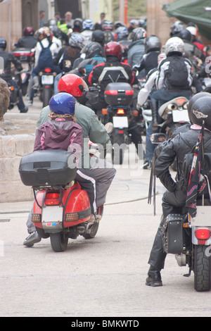 Motorrad-Führerschein-club Stockfoto