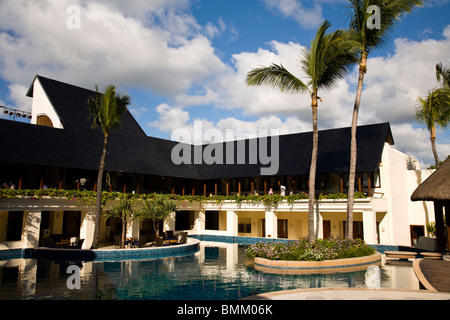 Exklusive Luxus-Resort Le Touessrok Resort, Ostende der Insel Mauritius, Afrika Stockfoto