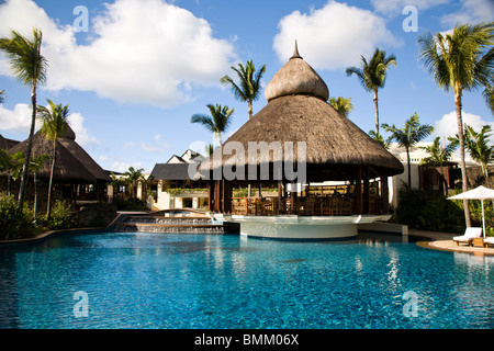 Exklusive Luxus-Resort Le Touessrok Resort, Ostende der Insel Mauritius, Afrika Stockfoto