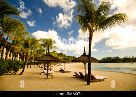 Exklusive Luxus-Resort Le Touessrok Resort, Ostende der Insel Mauritius, Afrika Stockfoto