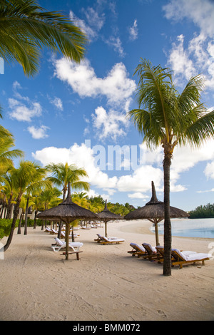 Exklusive Luxus-Resort Le Touessrok Resort, Ostende der Insel Mauritius, Afrika Stockfoto