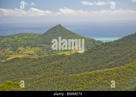 Aussichtspunkt am Black River Gorges National Park, Mauritius, Afrika Stockfoto