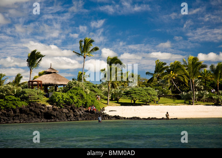 Exklusive Luxus-Resort Le Touessrok Resort, Ostende der Insel Mauritius, Afrika Stockfoto