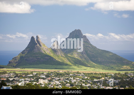 Schluchten-Sicht, Black River Gorges National Park, Mauritius, Afrika Stockfoto