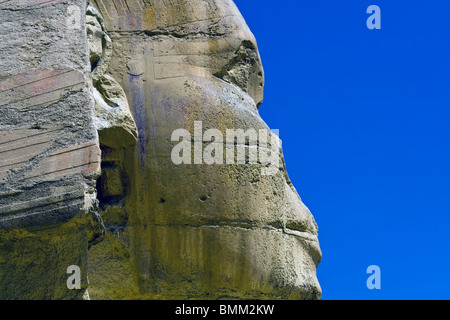 Porträt von die große Sphinx von Gizeh in Ägypten Stockfoto